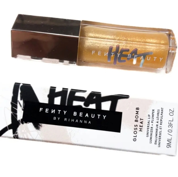🌟🧚♀️LEMON LAVA Fenty Beauty Gloss Bomb Heat NWT - Picture 2 of 9